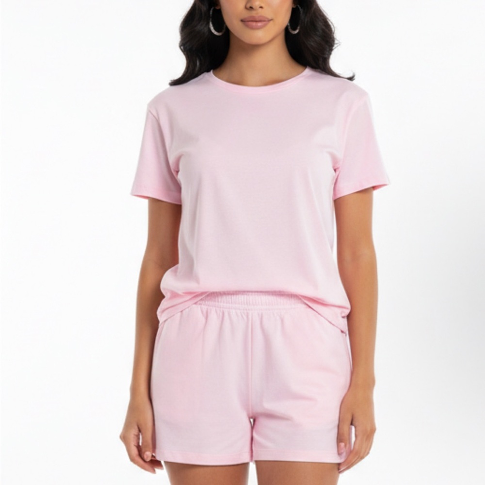 Terri Lounge Two-Piece Set – Soft Pink Edition